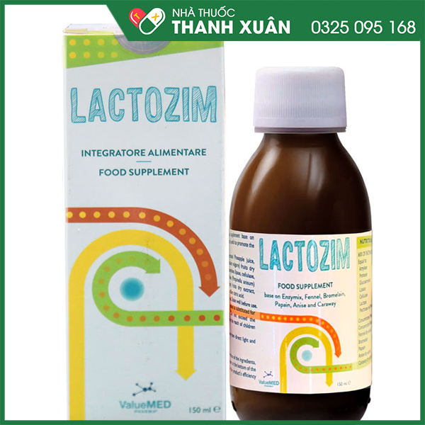 Lactozim giảm rối loạn tiêu hóa, hỗ trợ tăng cường tiêu hóa